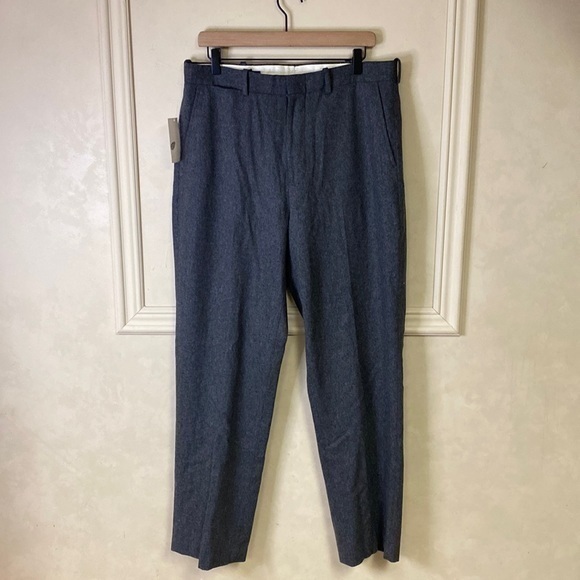 New! Polo by Ralph Lauren Gray Wool Dress Pants size 34/32 - Picture 1 of 7